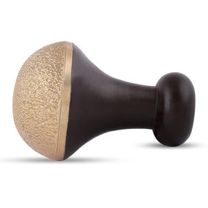 Masseur de pieds ayurvédique Kansa Natural Vatki Cup avec manche en bois, détoxification, relaxation, nettoyage en profondeur, technique indienne ancienne, ayurvédique - Product Image 1