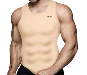 Men Compression Tank Top Slimming Body Shaper Quick Dry Sleeveless Fitness Vest Gym <b>Shapewear</b> - Product Image 3