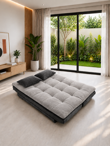 Sofá Cama Roblox Gris, Estilo Moderno Minimalista para Villa, Apartamento, Sala de Estar, Hotel, Casa, Fabricante de Sofás, Sofá Cama Convertible - Product Image 4
