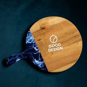 Planche à découper en bois d'acacia et résine en forme de sapin de Noël, nouveauté très vendue - Product Image 4