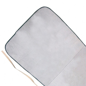 White <b>Leather</b> Welding <b>Apron</b> Sleeveless Fire Resistant Spark Protective Body <b>Apron</b> for Work Shop Use - Product Image 4