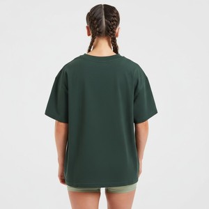 Camiseta de Cuello Redondo para Mujer, Personalizable con Logotipo, al por Mayor, Corte Holgado, Color Sólido, Manga Corta, Transpirable, Ligera y de Secado Rápido - Product Image 2