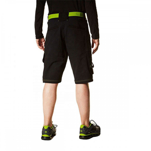 Shorts de sécurité haute visibilité pour hommes avec bandes réfléchissantes, pantalon de travail cargo décontracté et sécurisé, haute visibilité - Product Image 5