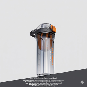ขวดเชคเกอร์ Fit First Sports ขนาด 500 มล. ขวดน้ำ Tritan สำหรับเล่นกีฬาแบบใหม่ ได้รับสิทธิบัตร ขวดเชคโปรตีนสำหรับออกกำลังกาย ปลอดสาร BPA - Product Image 5