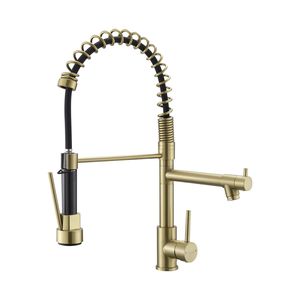 Rubinetto da Cucina Commerciale in Acciaio Inossidabile con Maniglia Singola e Doccetta Estraibile, Miscelatore Monocomando per Lavello - Product Image 4
