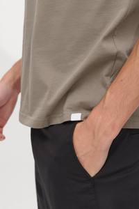 Camiseta con Diseño de Logotipo Personalizado, Manga Corta, Algodón y Poliéster, Color Sólido, Talla Grande para Hombre, Moda Diaria, Tendencia - Product Image 5