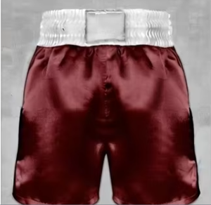 Boxer rouge pour homme, taille élastique, taille mi-haute, motif moucheté, décontracté, respirant, séchage rapide, polyester - Product Image 4