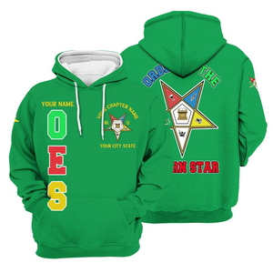 Sudaderas con Capucha Personalizadas, Impermeables, Antiarrugas, con Estampado Masónico por Sublimación - Product Image 4