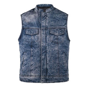 Gilet en jean respirant et personnalisé pour homme, nouvelle collection, 100 % haute qualité, dernier design, Haus Industries - Product Image 6