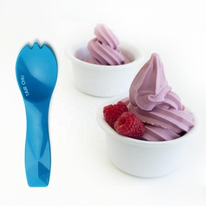 Custom Colorful & Cute Disposable Plastic <b>Spoons</b> (8cm) for Gelato & Tea-HACCP Certified Commercial Use - Product Image 4