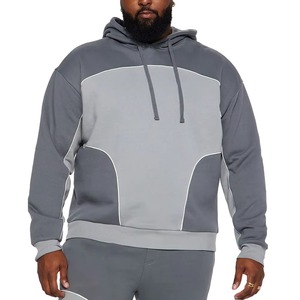 Sweat à capuche zippé personnalisé de haute qualité en coton épais avec impression en relief, style streetwear de luxe, coupe ample pour homme - Product Image 3