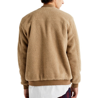 Veste en polaire sherpa à fermeture éclair avec poches personnalisées, tendance streetwear hiver 2025