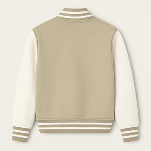 Blouson universitaire homme dernière tendance, style Letterman, avec manches en similicuir, qualité supérieure, très demandé - Product Image 3