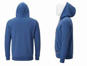 Sweat-shirt pour homme grande taille Gray Trend Plus Size, lourd, chaud et décontracté, couleur personnalisée, fournisseur direct d'usine, fabriqué au Pakistan. - Product Image 2