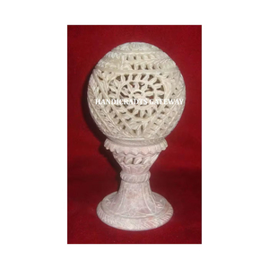 Handmade <b>Candle</b> Base Holder Hand Carved Soapstone Looking So Attractive <b>Candle</b> Stand For Decoration Purpose With <b>Cheap</b> Price - Product Image 1