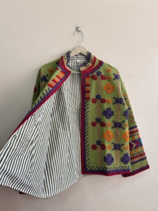 Chaqueta Boho de Algodón Bordado, Transpirable, Estilo Vintage, Chaqueta de Estilo Bohemio para Usar en la Calle - Product Image 4