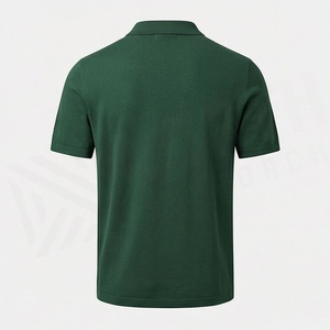เสื้อโปโลทำงานแบบสั่งทำ สไตล์ลำลองสำหรับผู้ชาย ซิปครึ่งตัว ไซส์อเมริกันและยุโรป เสื้อผ้ากีฬา สีสันปรับแต่งได้ เสื้อยืด - Product Image 2