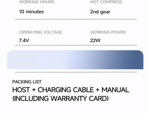 Isi ulang listrik dalam tubuh memijat bantal akupresur pijat pinggang kembali fitur pemanas produk - Product Image 6