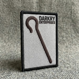 Patch brodé personnalisé à thermocoller, motif croix de berger, logo religieux chrétien pour vêtements - Product Image 1