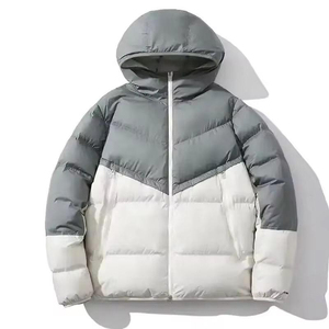 Cheap Price Men's <b>Jackets</b> Winter mens Heavyweight Short Puffer Hooded <b>Punk</b> Full Zip Cotton Padded Puffer <b>Jackets</b> - Product Image 1