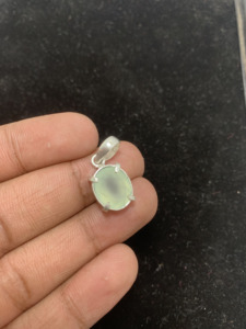 Colgante de Plata de Ley con Aguamarina de Corte Ovalado de Alta Calidad para Boda, Joyería al por Mayor para Mujer - Product Image 3