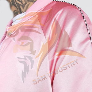 Chaqueta de Satén para Hombre, Elegante y Cómoda, de Alta Calidad, Informal, Transpirable, Servicio OEM - Product Image 3