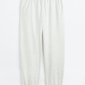 Pantalon de survêtement grande taille, taille élastique, décontracté, ample, pour le sport et le fitness, noir et gris - Product Image 2