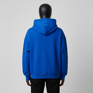 Sweat-shirt d'hiver pour homme 100% coton, broderie fleur de cerisier, sweat à capuche zippé, veste streetwear, OEM ODM disponible, haute qualité - Product Image 4