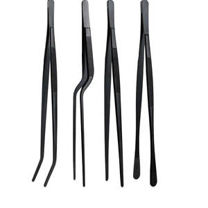 Pinzas de Cocina de Titanio Multiángulo de Primera Calidad con Punta Fina de Acero Inoxidable para Emplatar como un Chef - Product Image 6