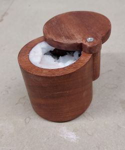 Wood Salt Bowl square Serving Bowl or Dish for Prep Salt Pepper Mustard with Pleasan and Customized Size Hot Sale - Product Image 1