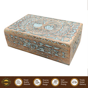 Caja de Madera de Mango Hecha a Mano en India, de Primera Calidad, con Diseño Elegante, a Precio Accesible para Compradores al por Mayor - Product Image 3