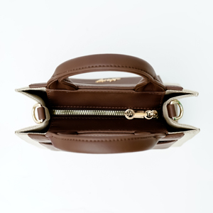 โฮดี้ ซิลลีกระเป๋าหนังไมโครไฟเบอร์แฟชั่นทนทานแบบพกพาพร้อมซิปความจุขนาดกลางหูหิ้วนุ่มสำหรับการเดินทางแต่งหน้าดีไซน์ทันสมัย - Product Image 3