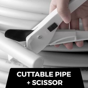 Tubo PEX Ossigeno Non Barriera da 3/4 Pollici, Bobina da 300 Piedi, Tubo EVOH PEX B per Riscaldamento Radiante a Pavimento Residenziale e Commerciale, Materiale PE - Product Image 3