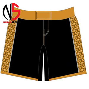 Shorts de combat MMA personnalisés à transfert thermique, extensibles, respirants, à séchage rapide, 100% polyester, avec logo personnalisé, unisexe - Product Image 1