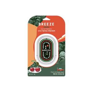Désodorisant pour voiture BREEZE, parfum cerisier et bois de cèdre, désodorisant d'intérieur pour véhicule, désodorisant longue durée pour habitacle automobile - Product Image 2
