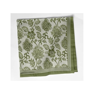 Servilleta de algodón damasco verde y blanco clásica premium de 45x45 cm, 220 GSM, para una mesa de comedor elegante en bodas y pedidos al por mayor. - Product Image 4