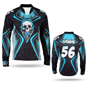 Maillot de paintball entièrement personnalisé à manches longues de qualité supérieure, sublimation, séchage rapide, respirant, durable, léger, interlock/mesh personnalisé - Product Image 4