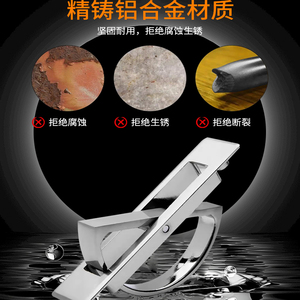 มือจับลิ้นชักแบบฝังในแผงเตียง พร้อมฝาปิดหมุนได้ ดีไซน์แบบพับเก็บได้ - Product Image 1