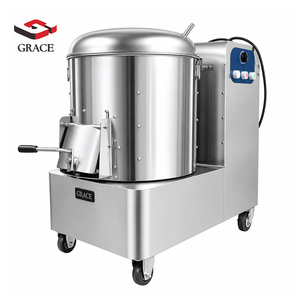 GRACE Máquina Peladora de <span class=keywords><strong>Papas</strong></span> Eléctrica de Pie con Tapa y Ruedas para Cocina Industrial y Restaurante - Product Image 5