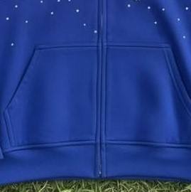 Sudaderas con Capucha de Invierno para Hombre, Estilo Brillante con Pedrería, 100% Algodón, Color Personalizado al por Mayor, Cómodas, Transpirables, Ecológicas, con Cierre - Product Image 4