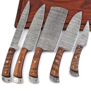 Luxury Handmade Damascus Chef <b>Knife</b> <b>Set</b> Wooden Handle Professional Kitchen Cutlery <b>Set</b> OEM Wholesale Manufacturer - Product Image 4