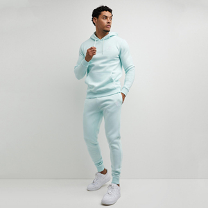 Fabricante de Ropa al por Mayor, Conjunto Deportivo Extra Grande para Hombre, Felpa de Algodón, Logotipo Personalizado, Conjunto Deportivo Informal de Gran Peso - Product Image 2