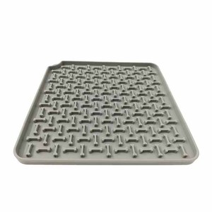 Alfombrilla de silicona para lamer de grado industrial certificado para higiene bucal, con patrón personalizado y diseño OEM, herramienta para comer lentamente - Product Image 4