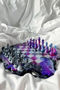 Classic Quality Belladec Handmade Artistic Resin <b>Chess</b> Board Luxury Game <b>Set</b> Built Storage Board Sports Entertainment <b>Chess</b> - Product Image 3