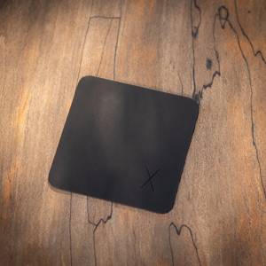 Genuine Leather Coasters for Modern <b>Bar</b> Decor Set of 6 Round Drink <b>Mat</b> Luxury Table Protection Pad Custom GLC-0092 - Product Image 4