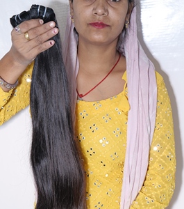 Cheveux Indiens Bruts Non Transformés Naturels Lisses Longs pour Tissage – Vente en Gros de Lots de Cheveux Humains Indiens – Fournisseurs - Product Image 1