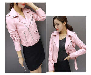 OEM Factory Price Women's Suede Leather Jacket Casual Jacket Private Label Bulk Supply Worldwide - Product Image 2
