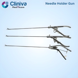 Juego de 3 Portaagujas Manuales de Alta Calidad, Instrumentos Quirúrgicos Reutilizables, Certificación ISO13485 - Product Image 2