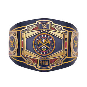 Ceinture de champion personnalisée avec plaques en alliage de zinc, sangles en cuir PU pour MMA, judo, taille adulte, épaisseur 2 mm/4 mm, fabriquée au Pakistan - Product Image 1