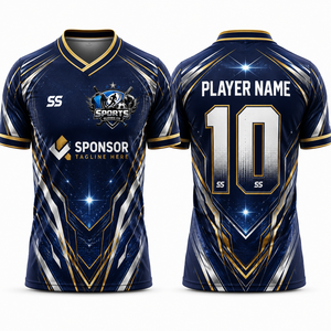 Maillots de football tendance en gros, en tissu polyester haute densité, respirants, personnalisables, à séchage rapide pour une performance athlétique optimale - Product Image 1